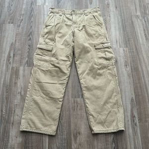 Men's Wrangler Flannel Lined Work Pants